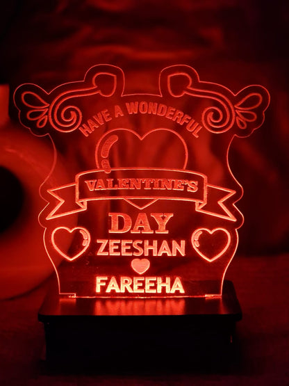 060-VALENTINE LABEL CUSTOMIZED LAMP