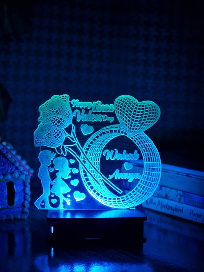 063- Ring VALENTINE CUSTOMIZED LAMP